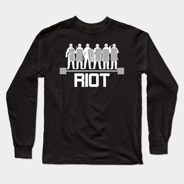 Riot Design Long Sleeve T-Shirt by Bazzar Designs